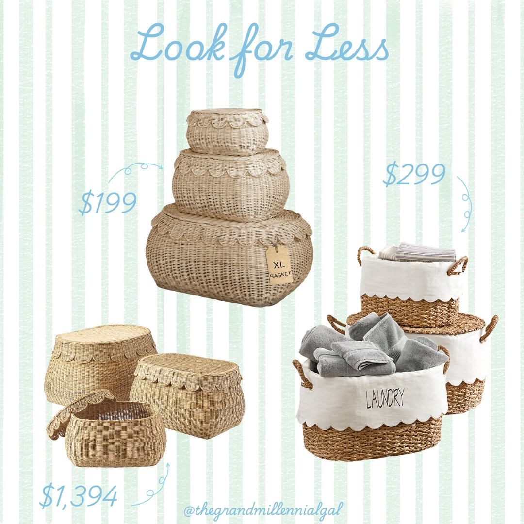 Nesting baskets - look for less 🧺

Ballard Designs, Bunny Williams, Serena and Lily, Amazon



#LTKSaleAlert #LTKBaby #LTKKids