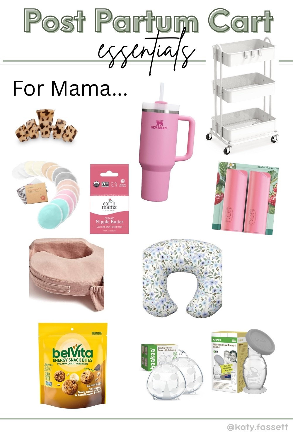 My postpartum essentials for mama!!
