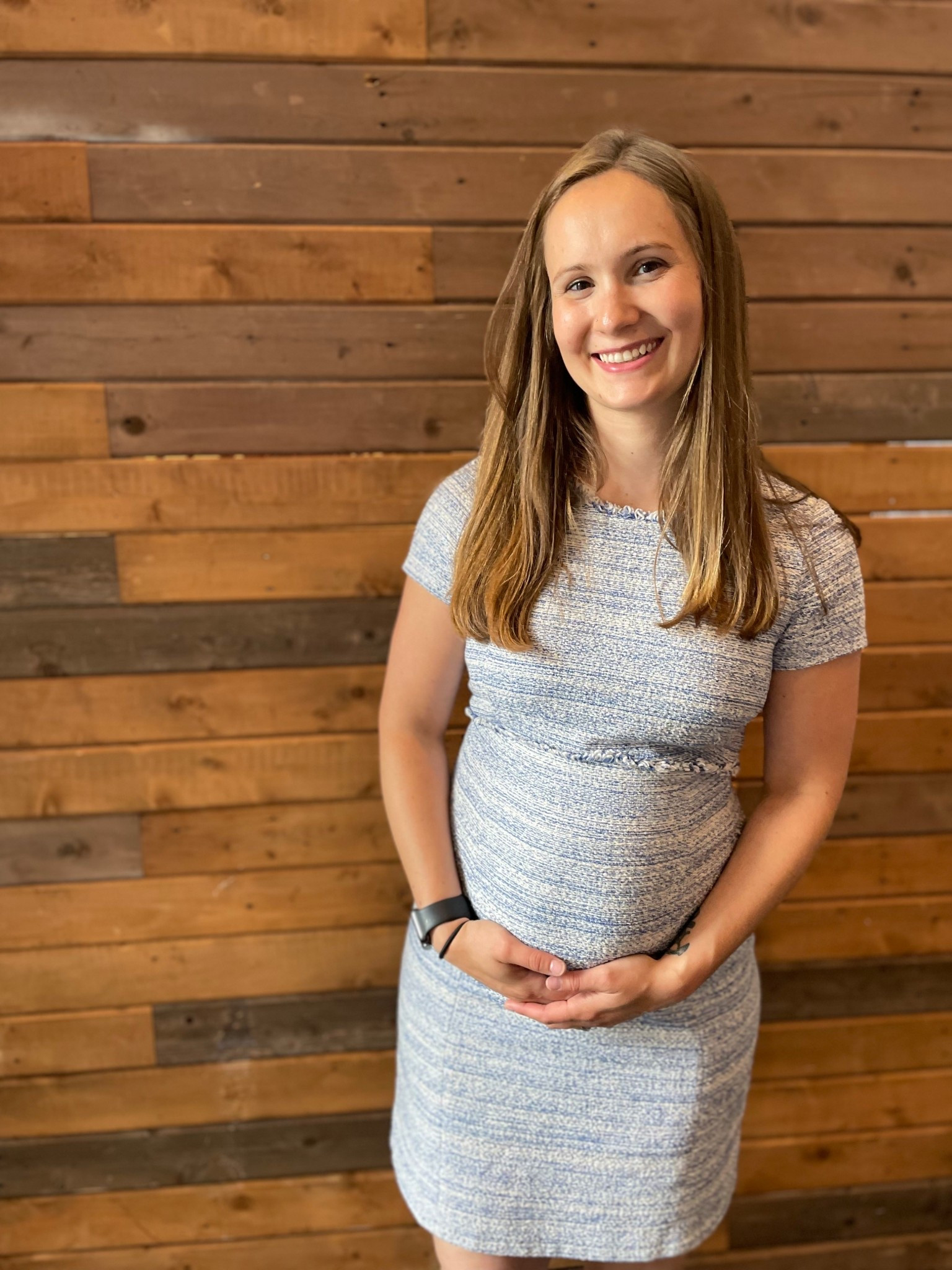 Cute maternity dress that I wore for a  professional work event

#LTKStyleTip #LTKBump