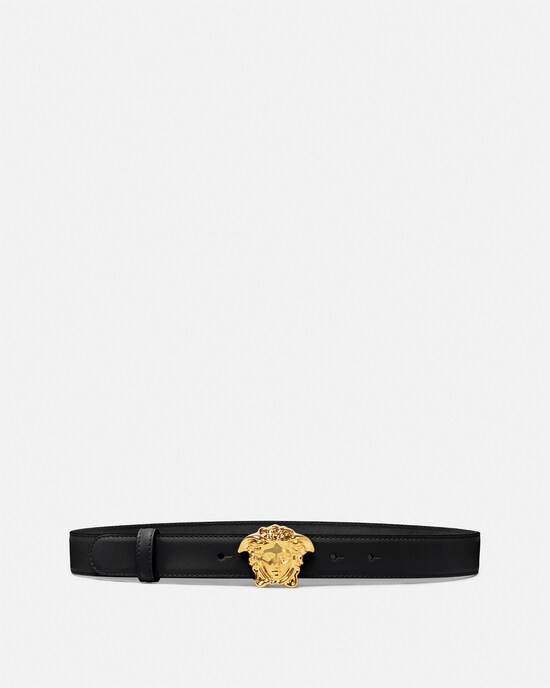 La Medusa Leather Belt 3 cm | Versace (US)