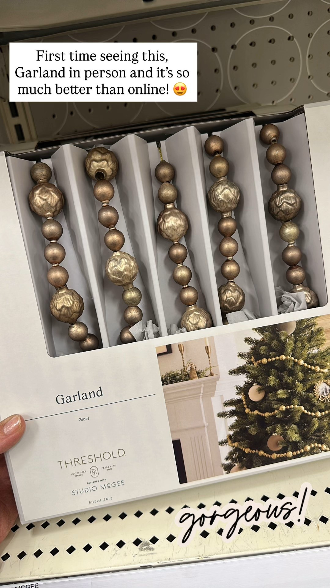 This target studio McGee Garland is so much more gorgeous in person than it looks online! Also adding some other things I saw in store for the first time and was so impressed!

#LTKHoliday #LTKSeasonal #LTKHome