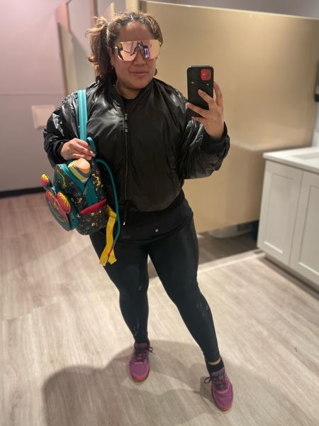 Sweaty Betty leggings are fantastic for support during cardio dance based fitness.

This pumpkin Mickey Disney x loungefly bag held my studio fitness class essentials 

#LTKfitness #LTKmidsize #LTKstyletip