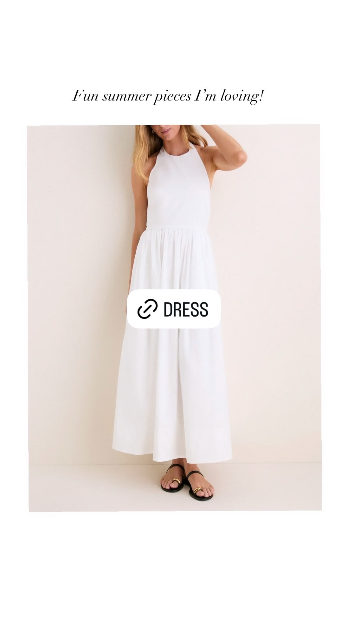 White summer dress.

#LTKstorytime #LTKSeasonal #LTKdayinmylife