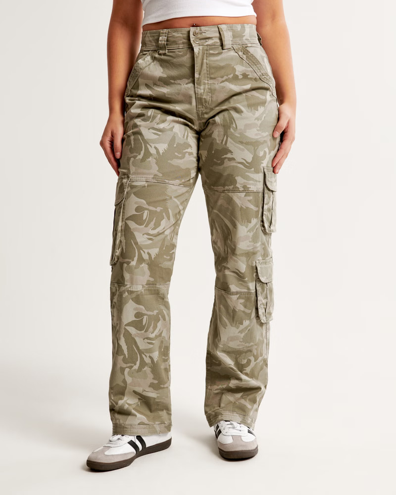 Curve Love Relaxed Cargo Pant | Abercrombie & Fitch (US)