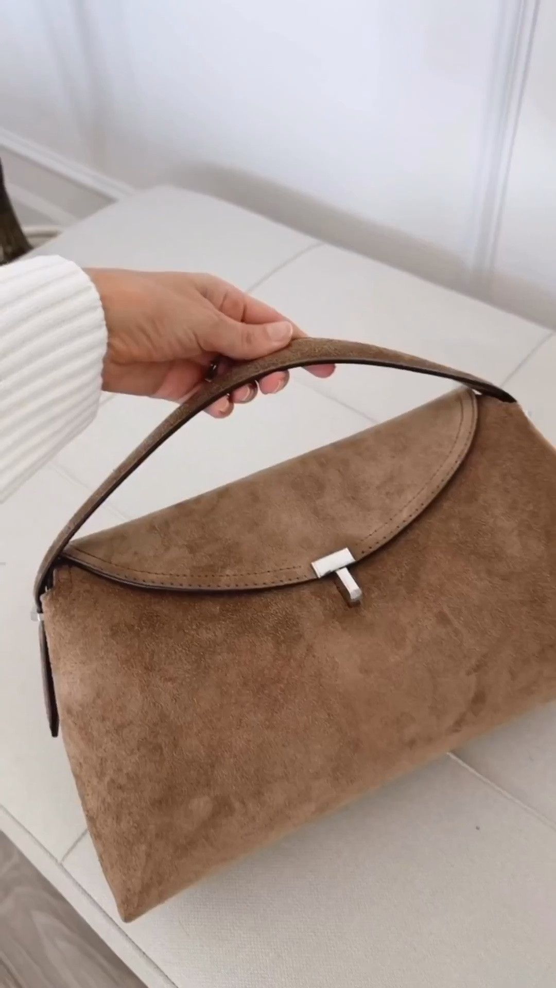 The perfect size bag. Not too big or too large . Love that this bag is now available in a suede version 
Timeless and perfect for all seasons

#LTKootd #LTKU #LTKOver40