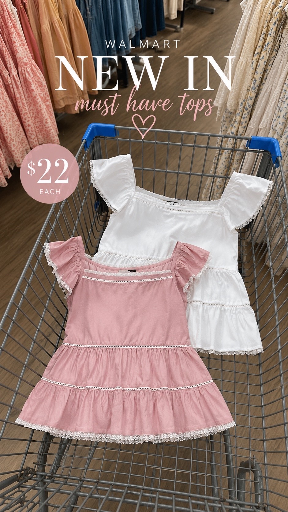 Darling lace tops you can wear all summer long.

#LTKootd #LTKSeasonal #LTKOver40
