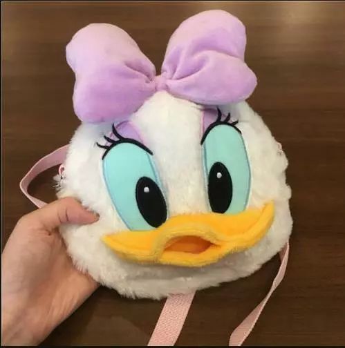 NEW Disney Daisy Duck head shoulder Bag Coin bag phone bag Wallet Plush Toy Gift | eBay US