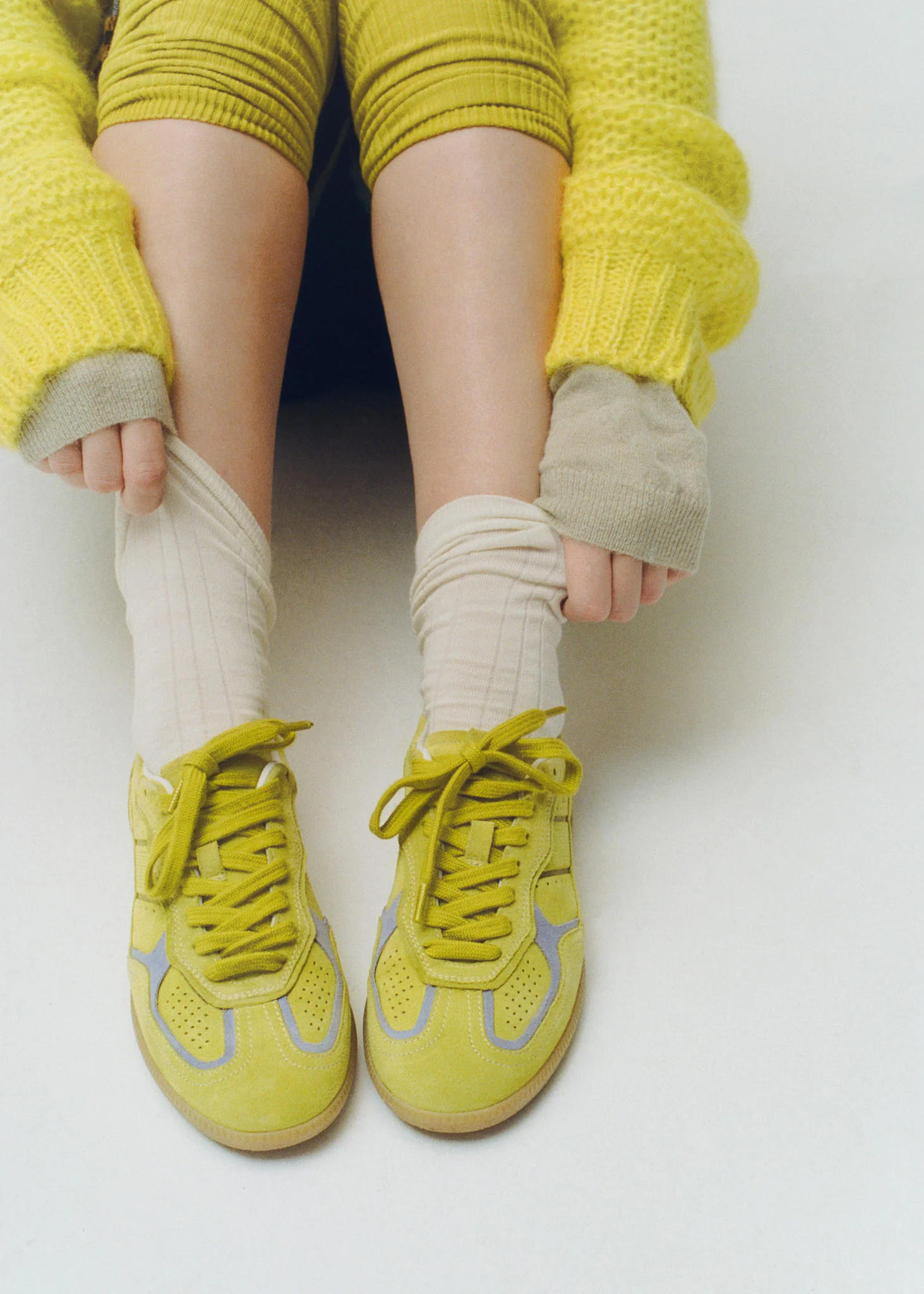 tb.490 Rife Acid Green Sneakers | ALOHAS | Alohas UK