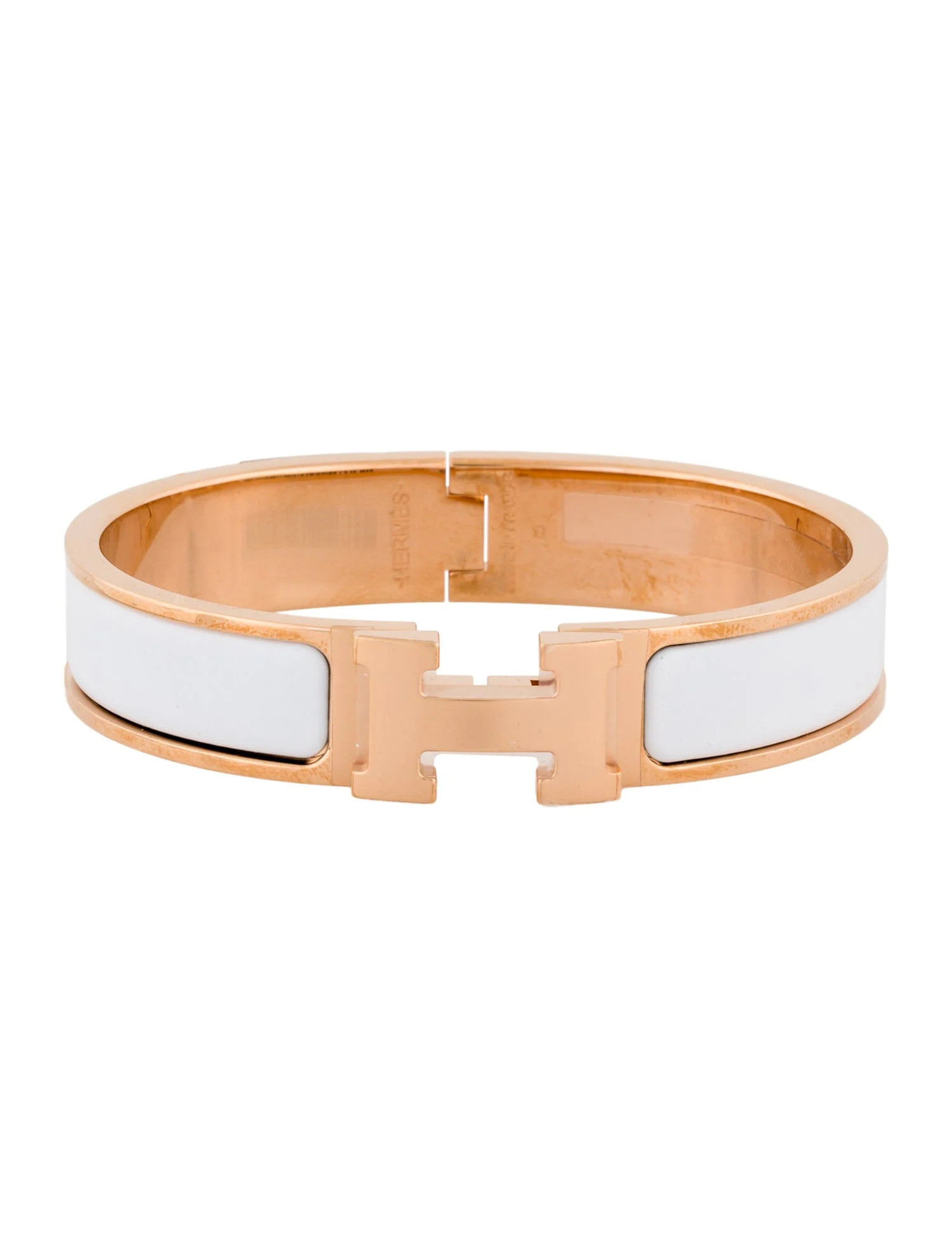 Clic H Enamel Bangle Bracelet | The RealReal