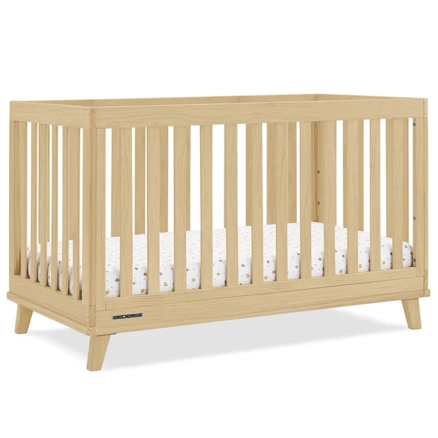 Delta Children Frankie 4-in-1 Convertible Crib - Greenguard Gold Certified, Natural Pine - Walmar... | Walmart (US)