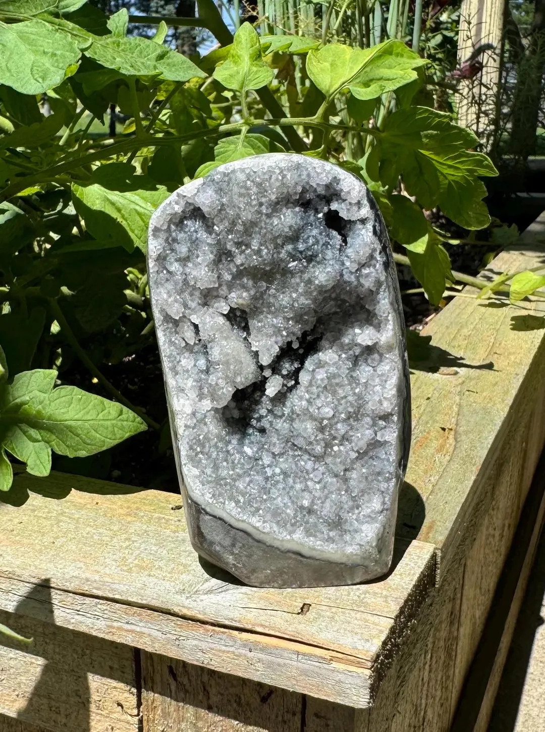 Gray Amethyst Geode 5in L X 3in H X 3in W - Etsy | Etsy (US)