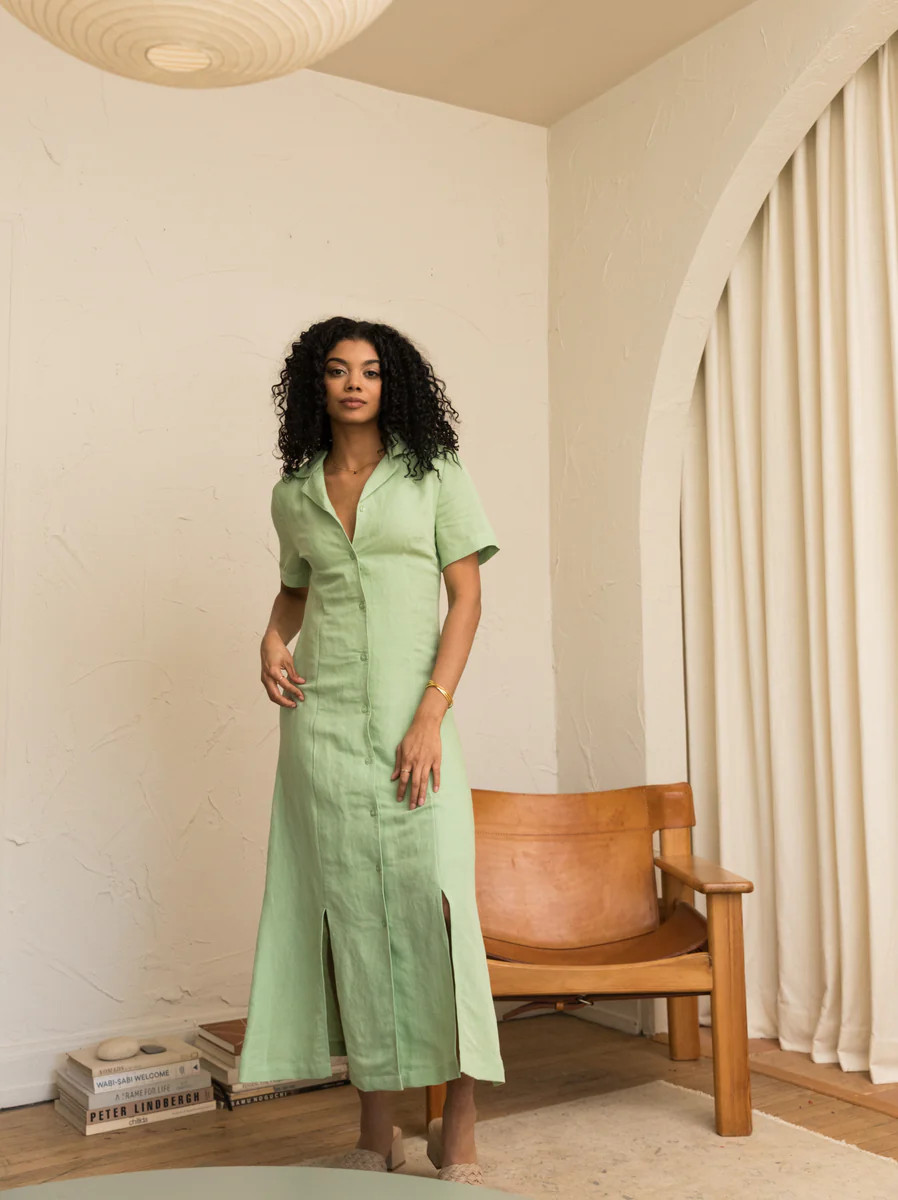 Monet Button Down Dress | ABLE Clothing