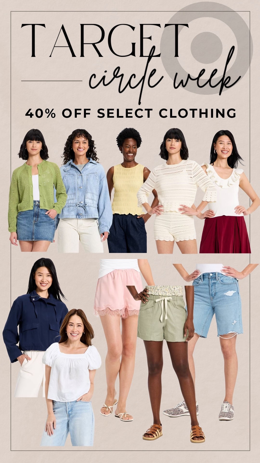 Target circle week 40% off clothing!

#targetdeals

#LTKootd #LTKSeasonal #LTKSaleAlert