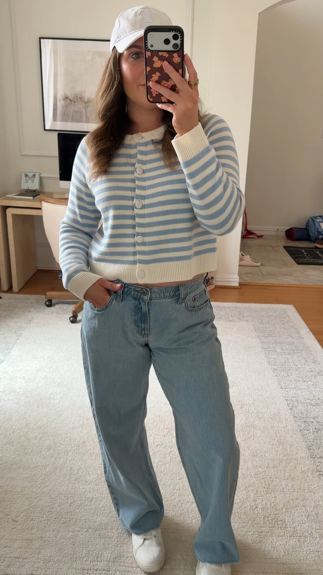 My favorite target find lately! Such a cute cardigan. Paired with low rise jeans! 

#LTKootd #LTKSpringSale