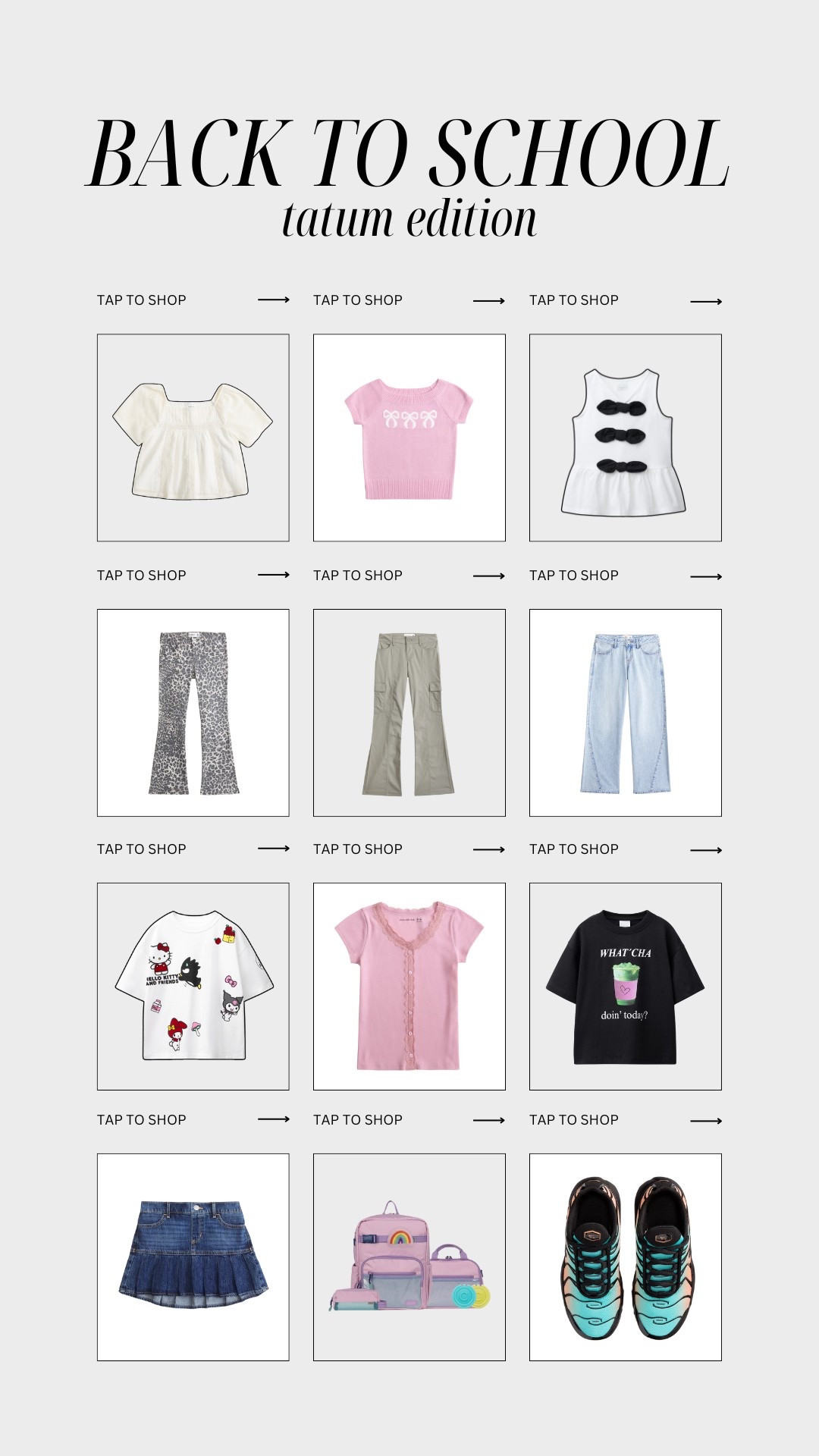 back to school favorites (tatum)

#LTKSeasonal #LTKKids #LTKFindsUnder50