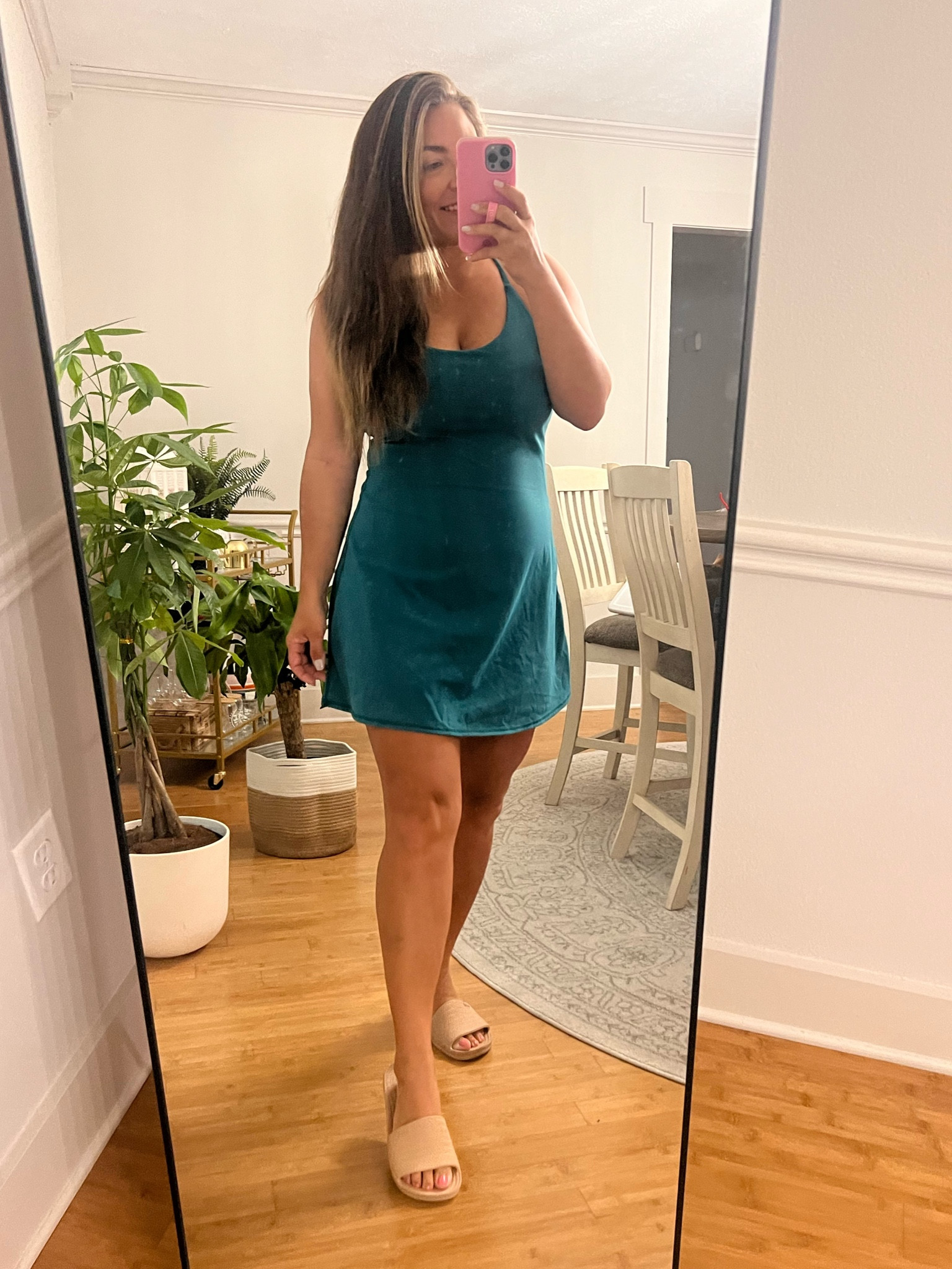 Halara dress
Built in sports bra
Built in shorts with pockets 
Tennis dress

#LTKTravel #LTKFitness #LTKFindsUnder50