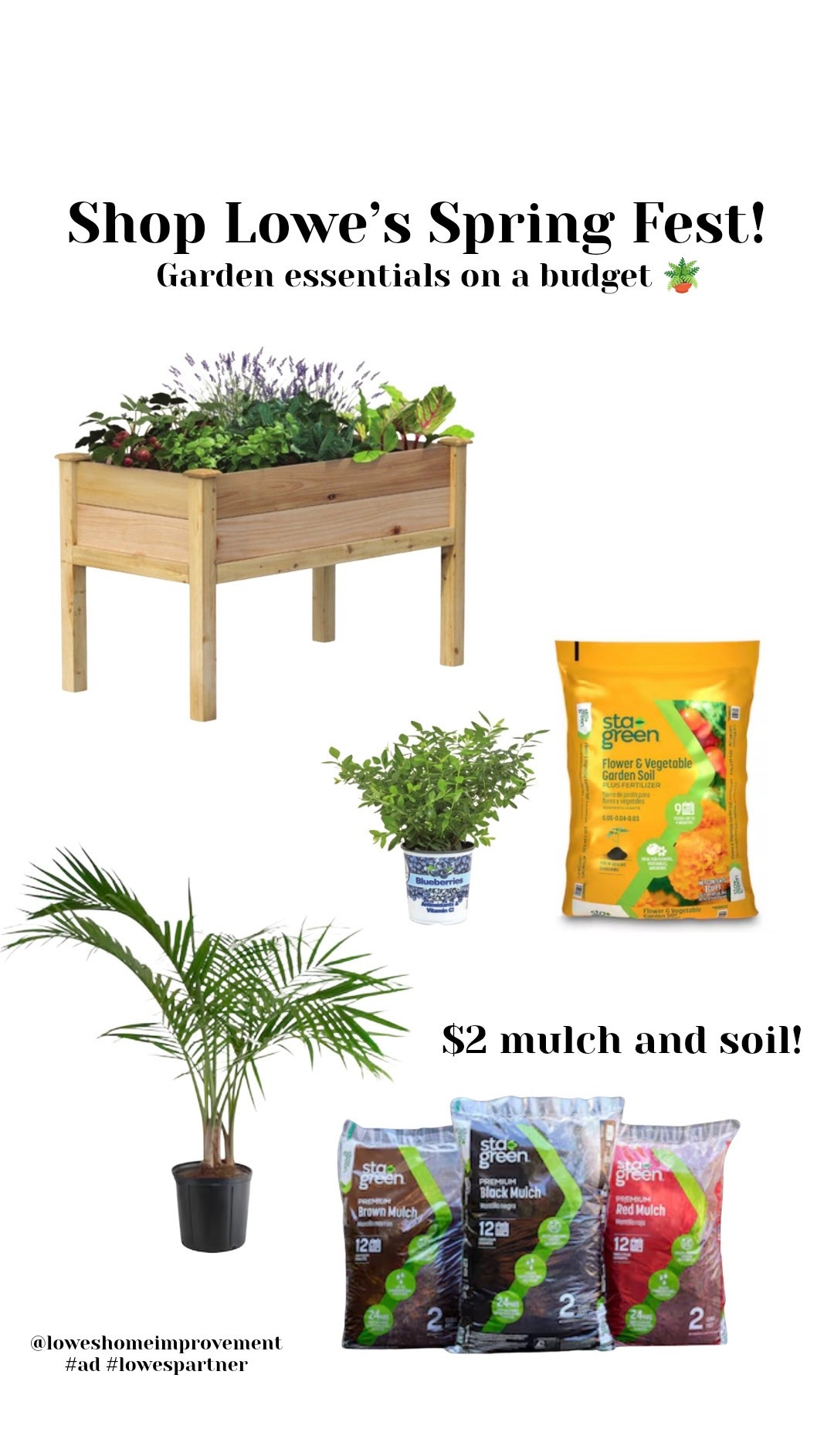 #ad Spring Fest is here @loweshomeimprovement  #lowespartner
$2 mulch is my must-grab every year but I love everything else they have included too  

#LTKHome #LTKSaleAlert #LTKSeasonal