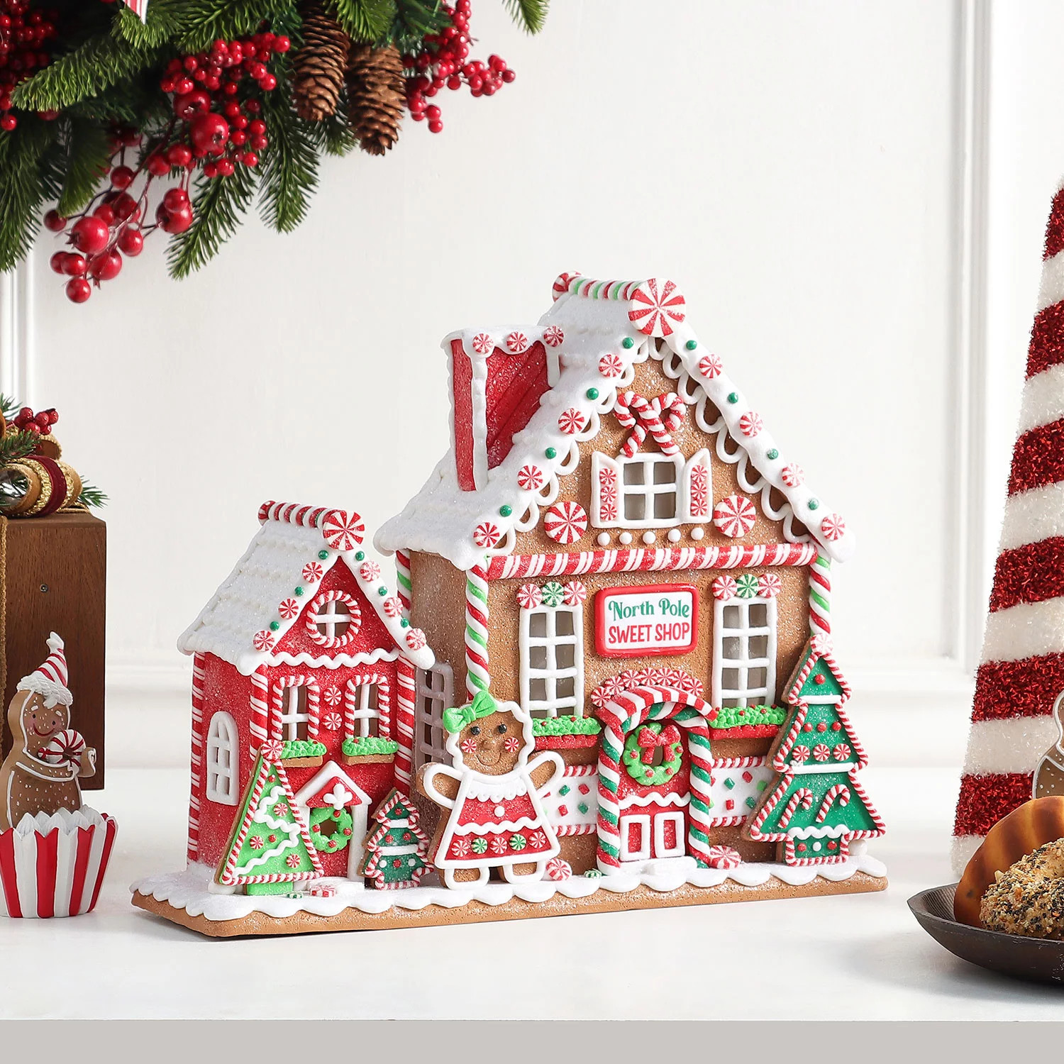 Member’s Mark Pre-Lit Gingerbread Village | Sam's Club