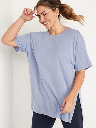 Oversized UltraLite All-Day Performance T-Shirt for Women | Old Navy (US)