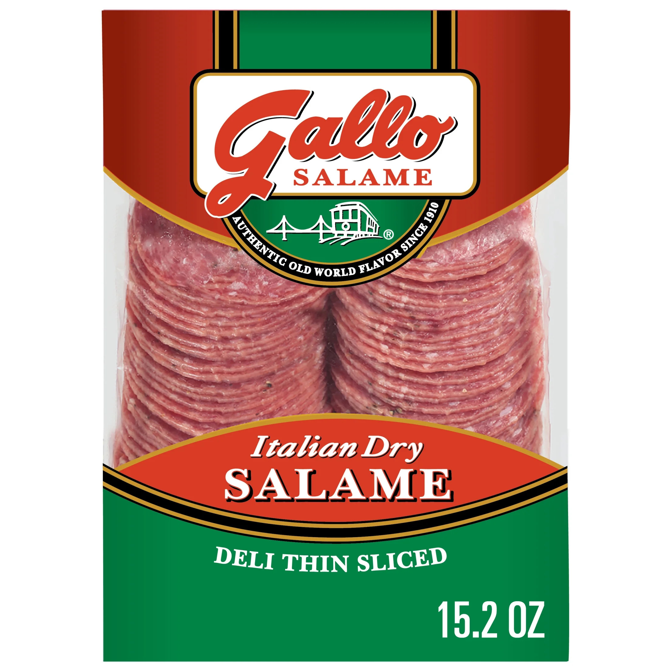 Gallo Salame Deli Thin Sliced Italian Dry Salami Deli Lunch Meat, 15.2 oz | Walmart (US)