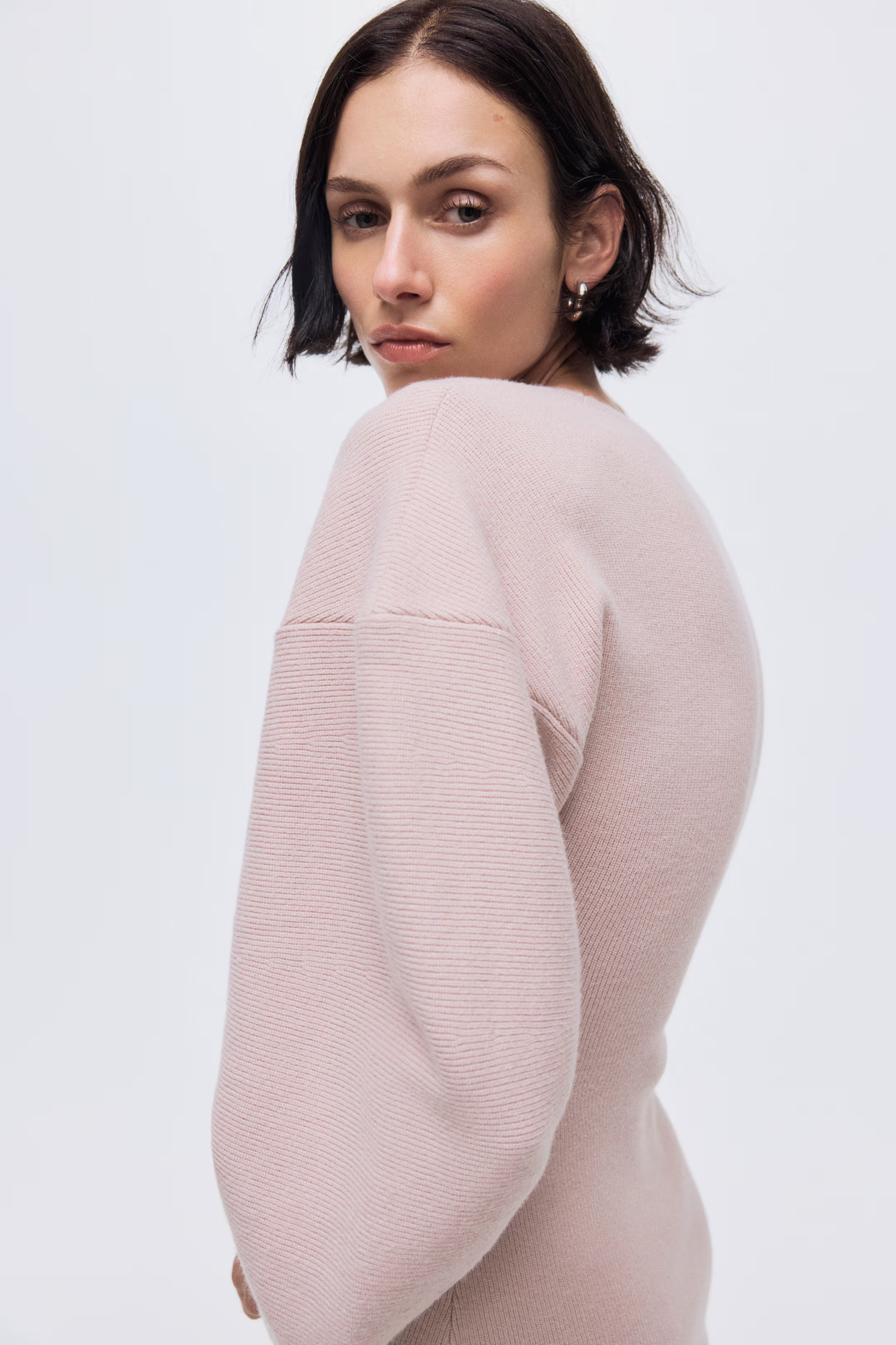 Viscose-Blend Rib-Knit Dress | H&M (US + CA)