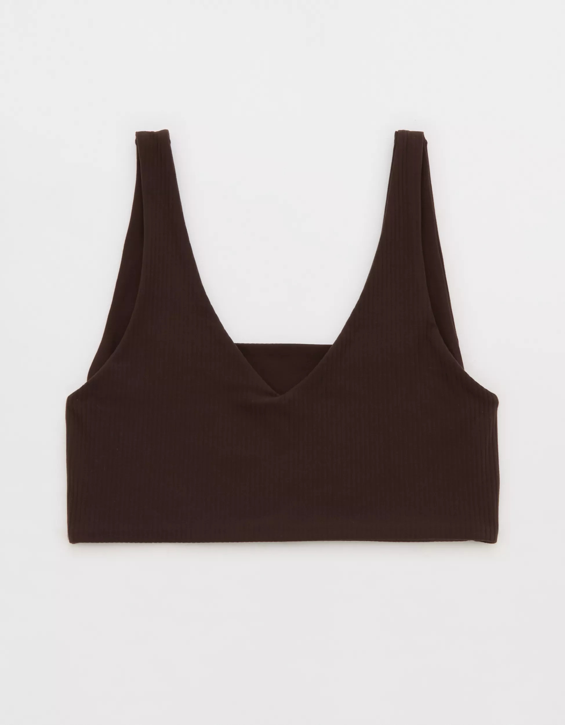 OFFLINE By Aerie Real Me XTRA Rib Switch Up V-Neck Sports Bra | Aerie