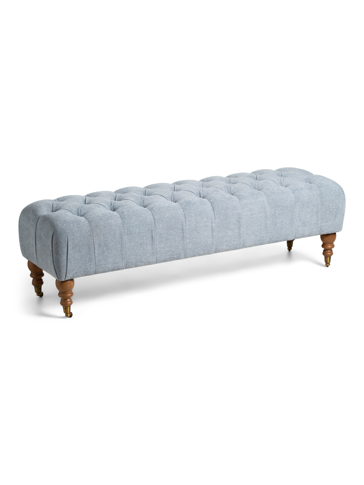 60x18 Tufted Bench On Casters | Chairs & Seating | Marshalls | Marshalls