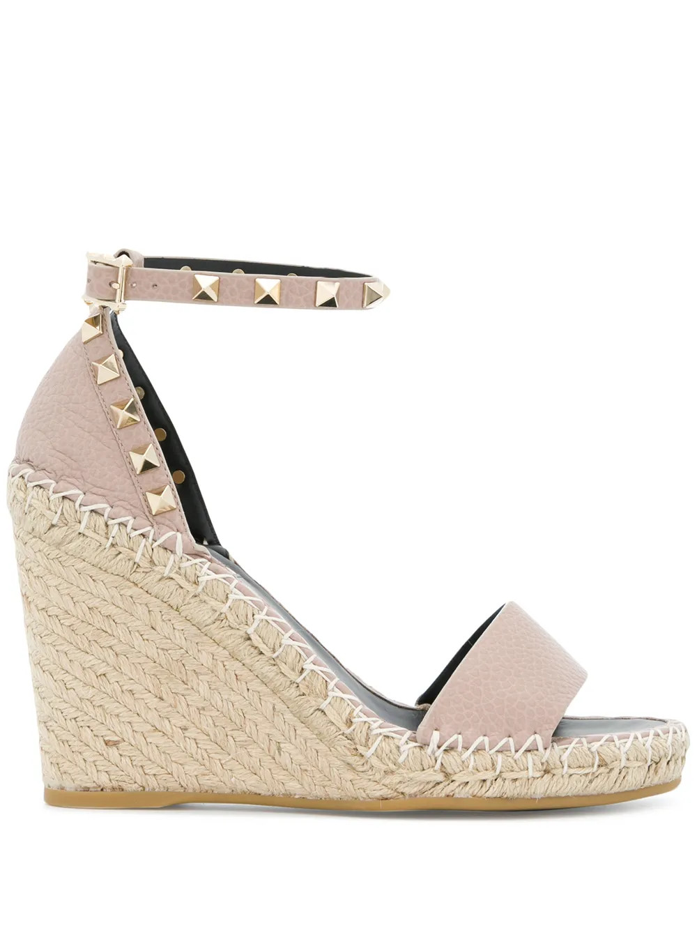 Double Rockstud 95mm wedge sandals | Farfetch Global