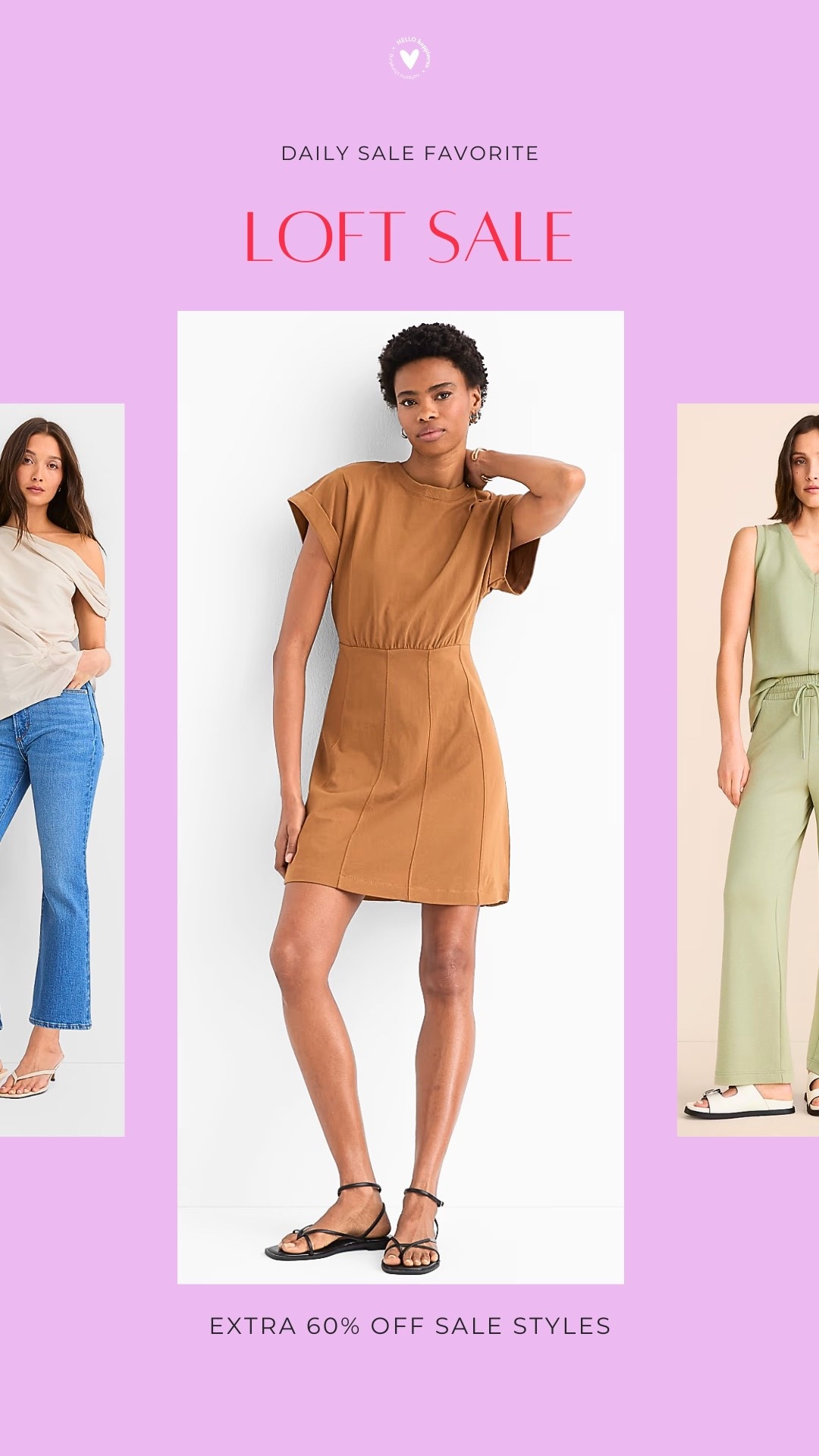 LOFT sale alert 💕 SO many cute styles are an EXTRA 60% OFF right now!! The perfect excuse for a little closet refresh ✨🛍️

#LTKootd #LTKSaleAlert #LTKOver40
