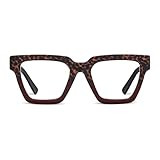 Peepers by PeeperSpecs Women's Take a Bow Square Blue Light Blocking Reading Glasses | Amazon (US)