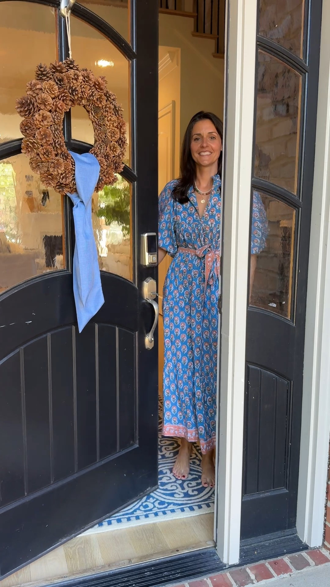 The best spring dress for any occasion! Cotton block print dress. 

#LTKootd