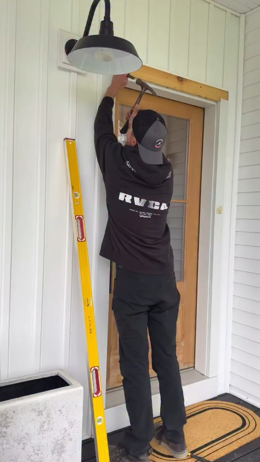 Front door reveal 🎉

Whether you’re building your dream house or upgrading your curb appeal I couldn’t recommend Knockety more! 

This low- maintenance, fiberglass door is a YES!— it’s energy-efficient for year-round comfort & designed to last!

When you choose @knocketydoors you know you are getting the best materials, hardware designed to last and so many custom finishes and colors; the design options are endless!

Front door | glass front door | fiberglass doors | custom doors | front door inspiration 

#knocketydoors 
#frontdoors 
#fiberglassdoors 
#frontdoordecor