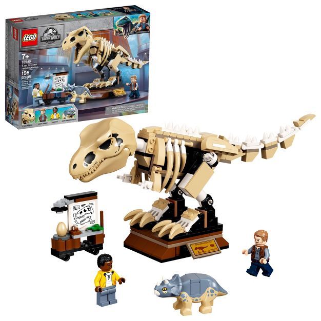 LEGO Jurassic World T. rex Dinosaur Fossil Exhibition 76940 Building Kit | Target