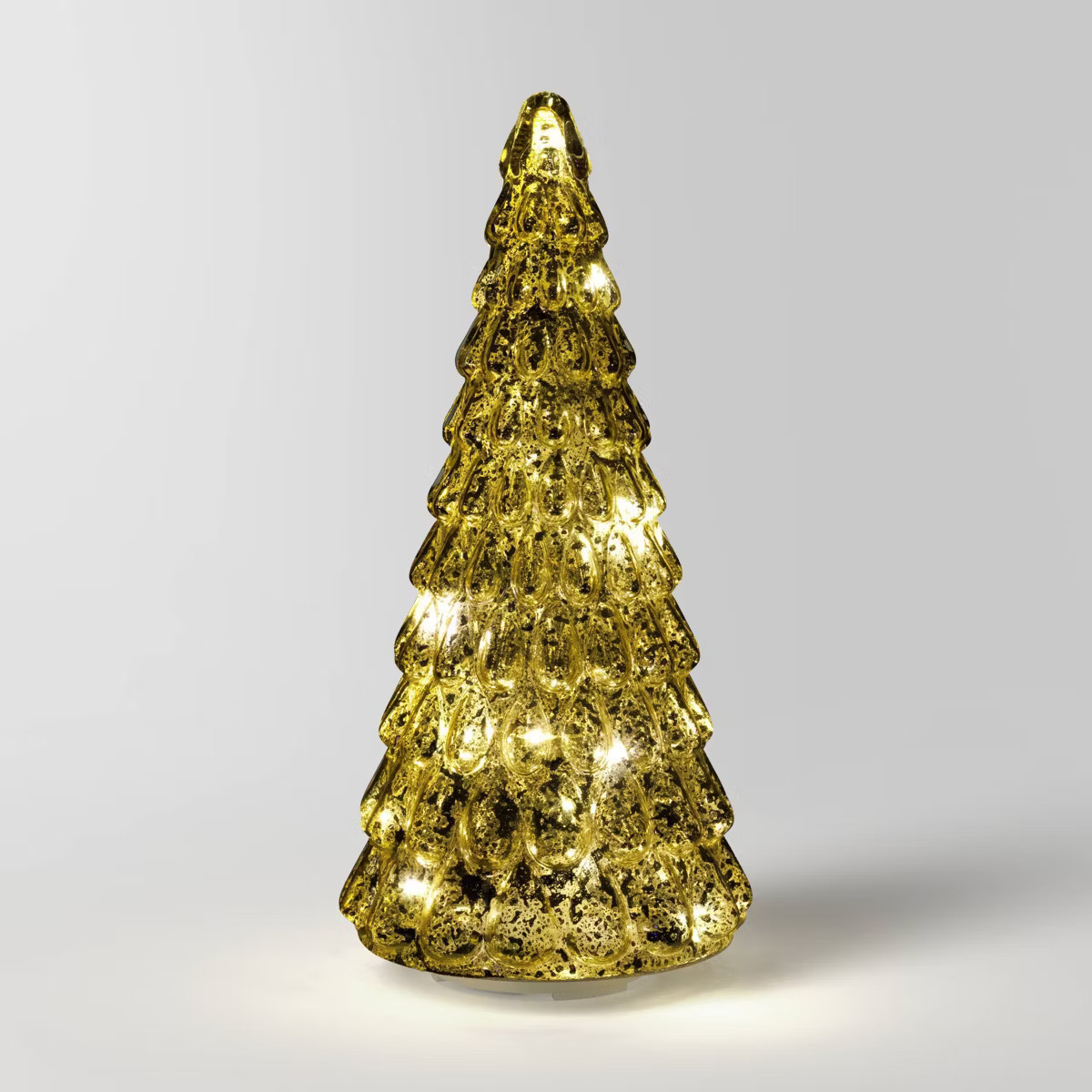 12" Christmas Mercury Lit Glass Tiered Classic Tree Decor - Wondershop™ | Target