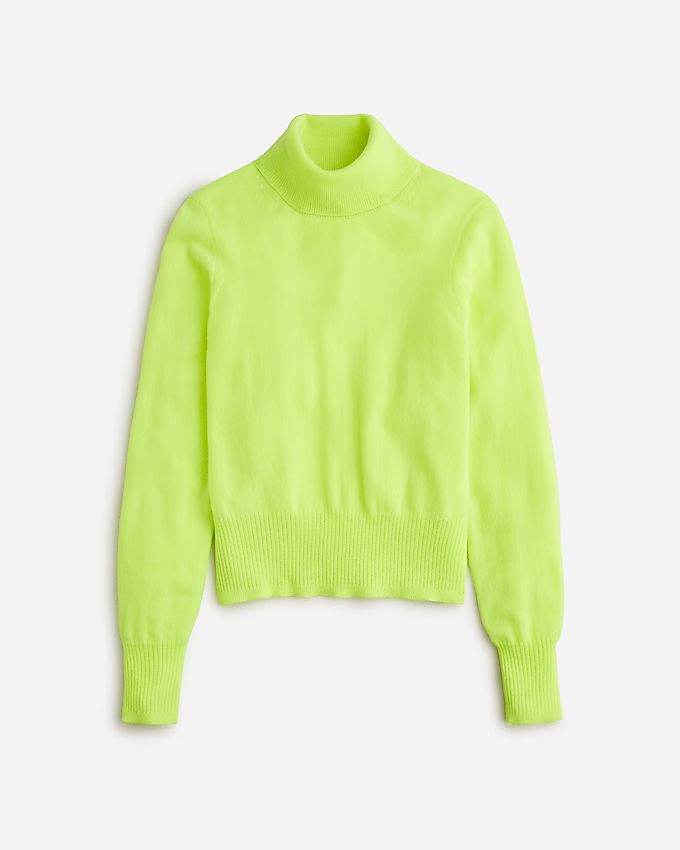 Cashmere shrunken turtleneck sweater | J.Crew US