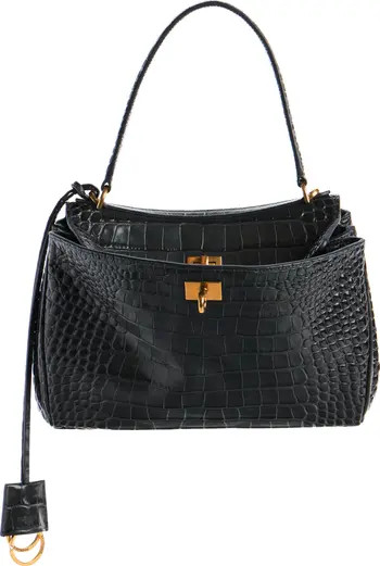 Rodeo Croc Embossed Leather Handbag | Nordstrom