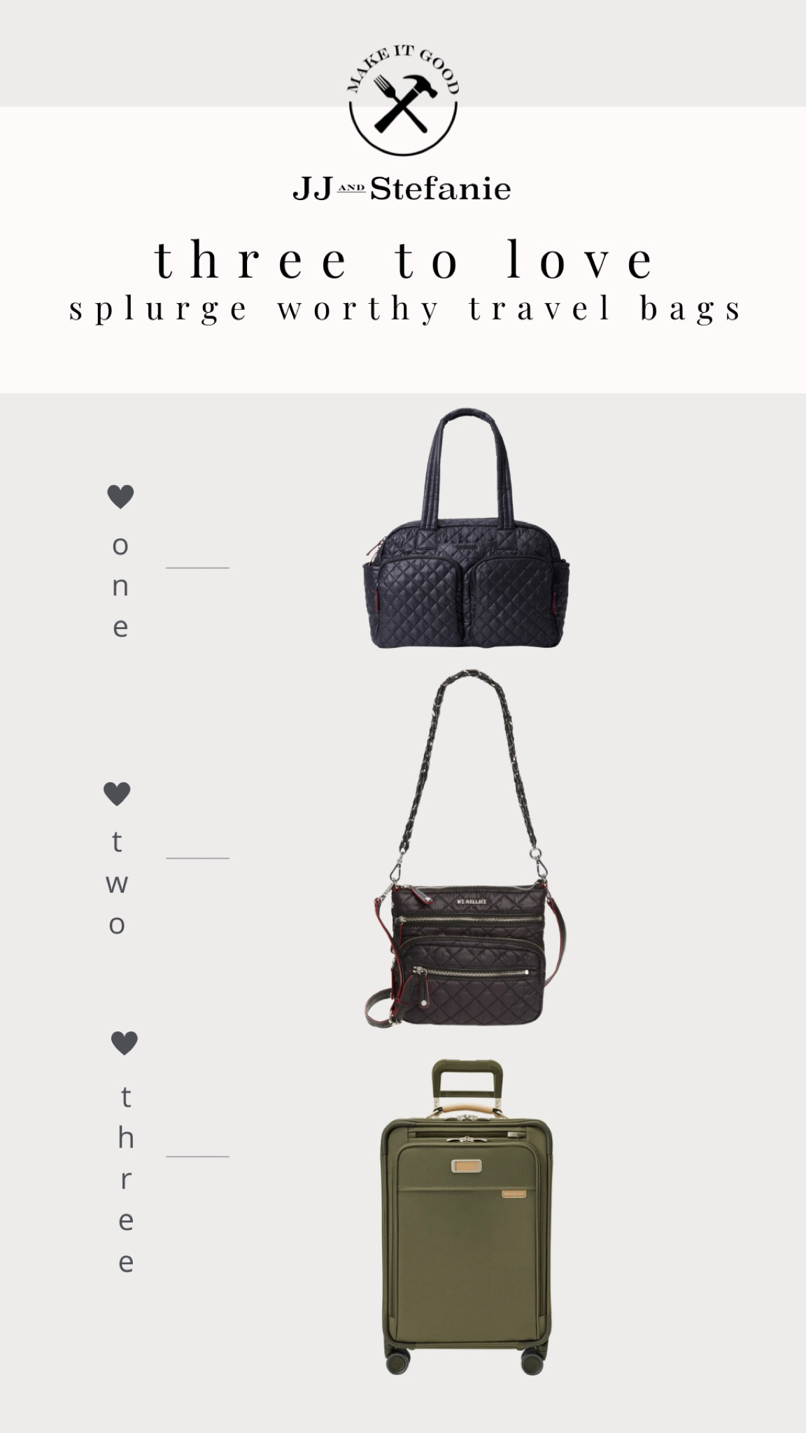 My 3 favorite splurge worthy travel bags, each serving a different purpose! 

#LTKTravel #LTKStyleTip #LTKItBag