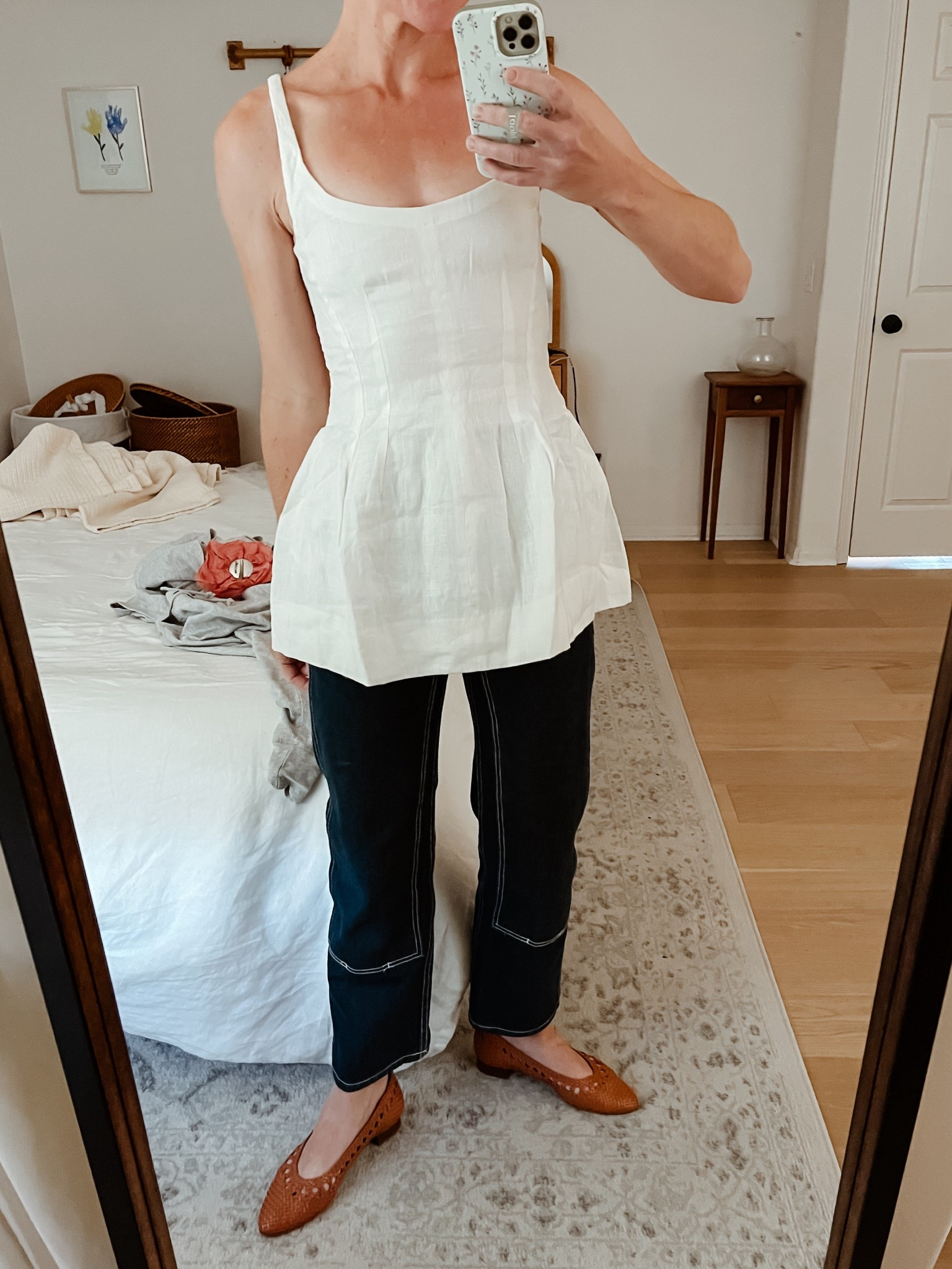 First time trying Faithful the Brand and I’m obsessed. This sweet linen top is so dang flattering. I ordered it in brown, too. Fits TTS, wearing a small. 

#LTKOver40 #LTKSeasonal