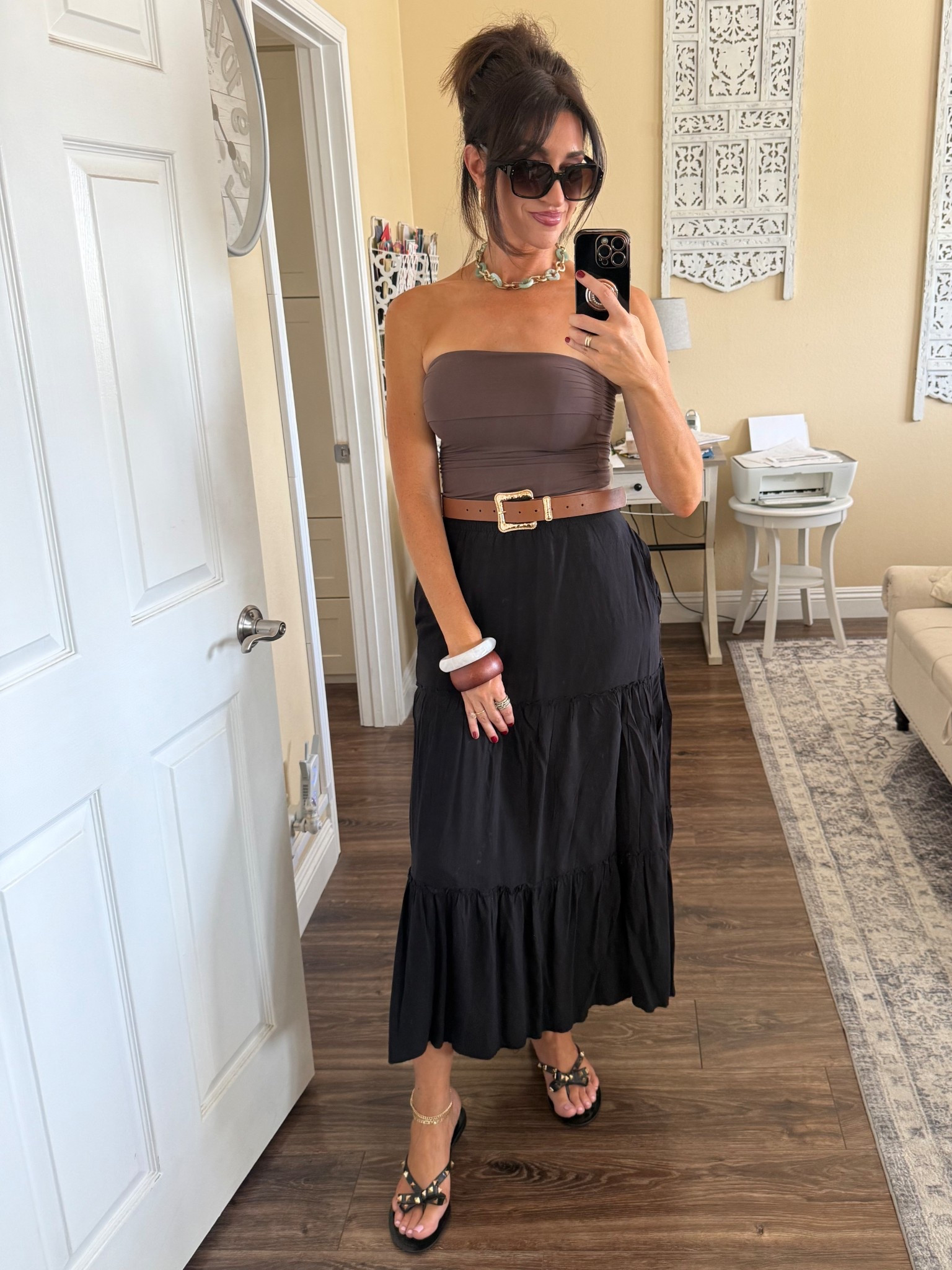 Wearing a medium in the top and small in skirt. 

#LTKSeasonal #LTKootd