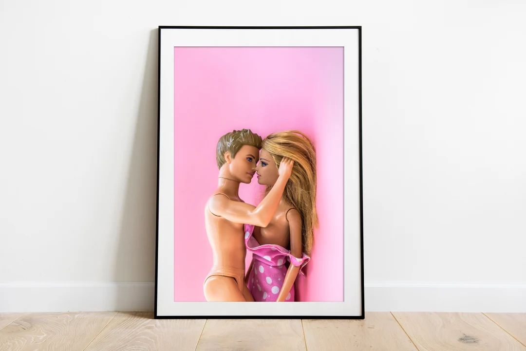 BARBIE ART PRINT - Barbie and Ken Making Out - Retro Barbie Poster - Wall Print - Digital Downloa... | Etsy (US)