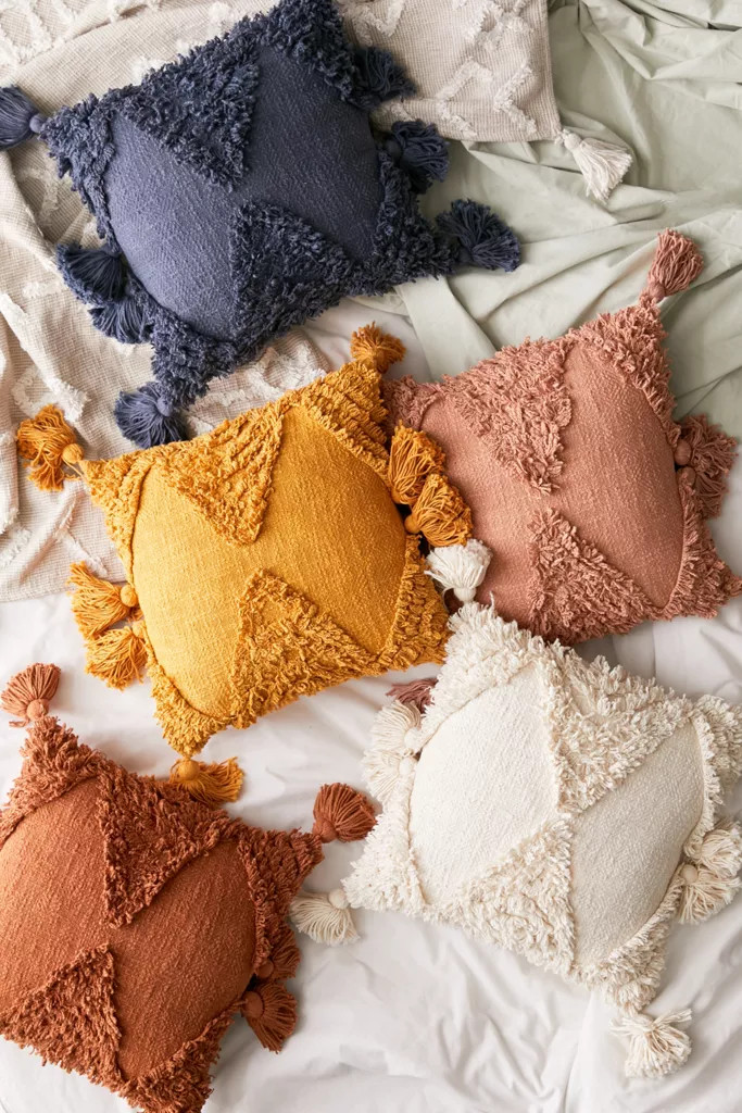 Rumi Shag Throw Pillow | Urban Outfitters (US and RoW)