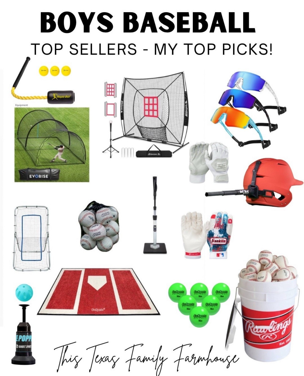 Gift Ideas for your baseball loving boy!⚾️ 

These are items we already own or what I plan to purchase this year to add to our collection. My 8 year old loves practicing with these at home and at the ball park! 

#LTKGiftGuide #LTKKids #LTKmomlife