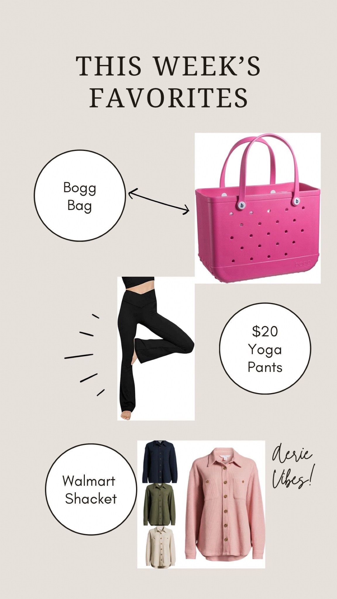 Favorites from our instagram for the week of January 15. 

Yoga pants, flared leggings, Bogg bag, pool bag, beach bag, Shacket, Walmart, Aerie, Amazonn 

#LTKitbag #LTKMostLoved #LTKfindsunder50