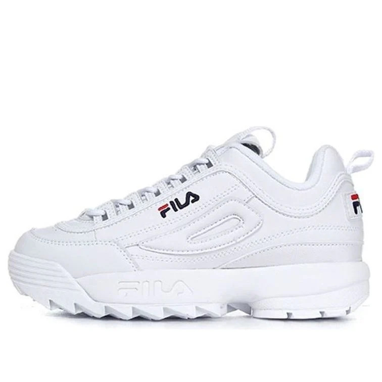 (WMNS) FILA Disruptor 2 Low Chunky Sneakers White | KICKS CREW
