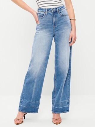 Extra High-Waisted Wide-Leg Jeans | Old Navy (US)