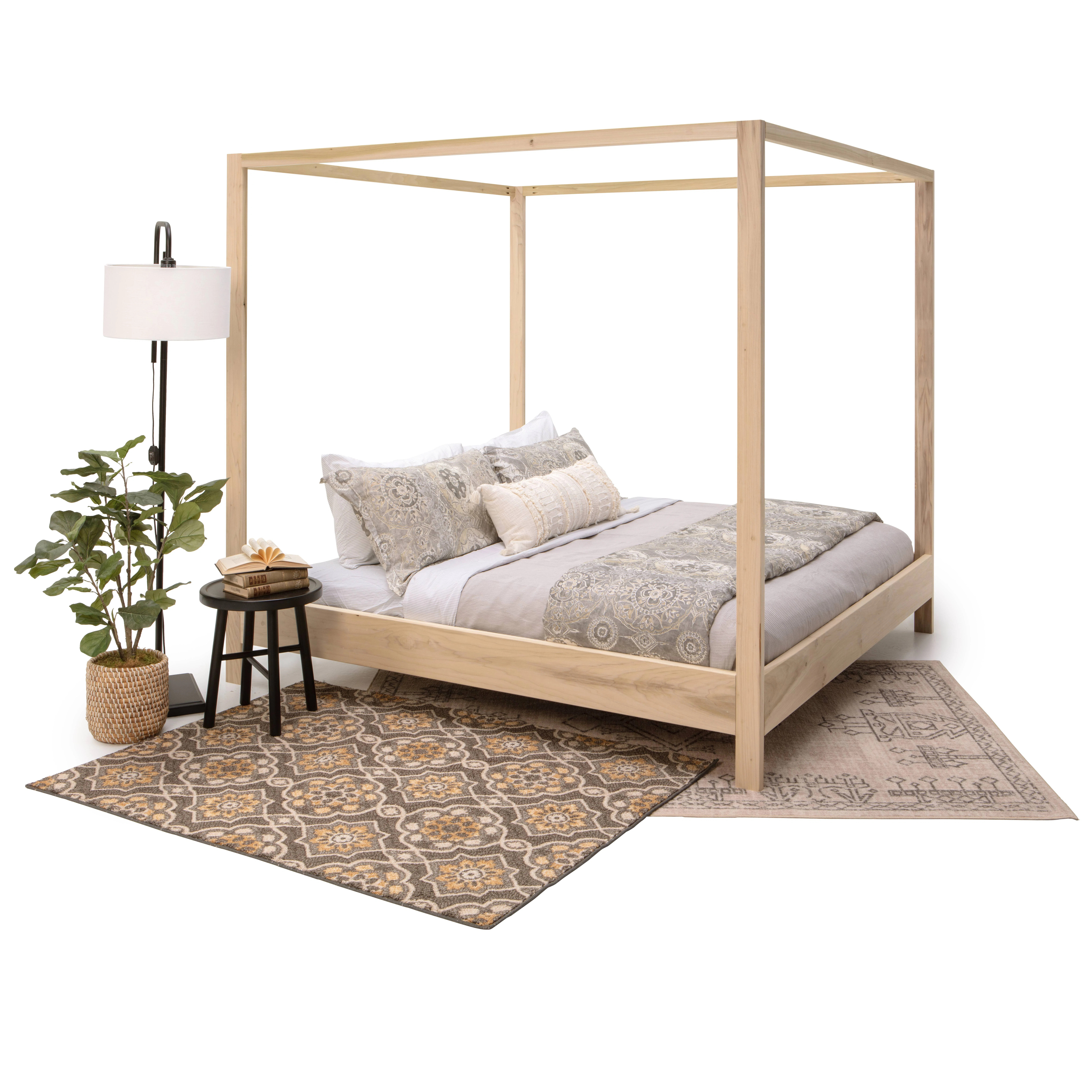 Loon Peak® Everlei Acadia Solid Wood Four Poster Bed & Reviews | Wayfair | Wayfair North America