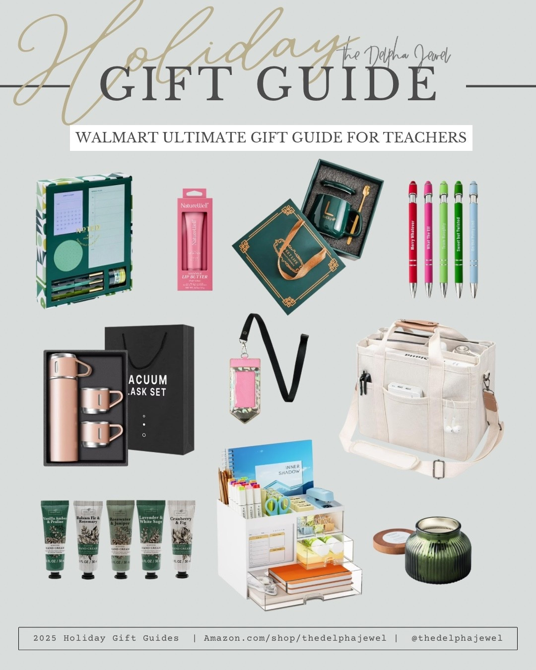 Walmart ultimate holiday gift guide for teachers! 

Walmart gifts, teacher gifts, gifts for her

#LTKHoliday #LTKSeasonal #LTKGiftGuide