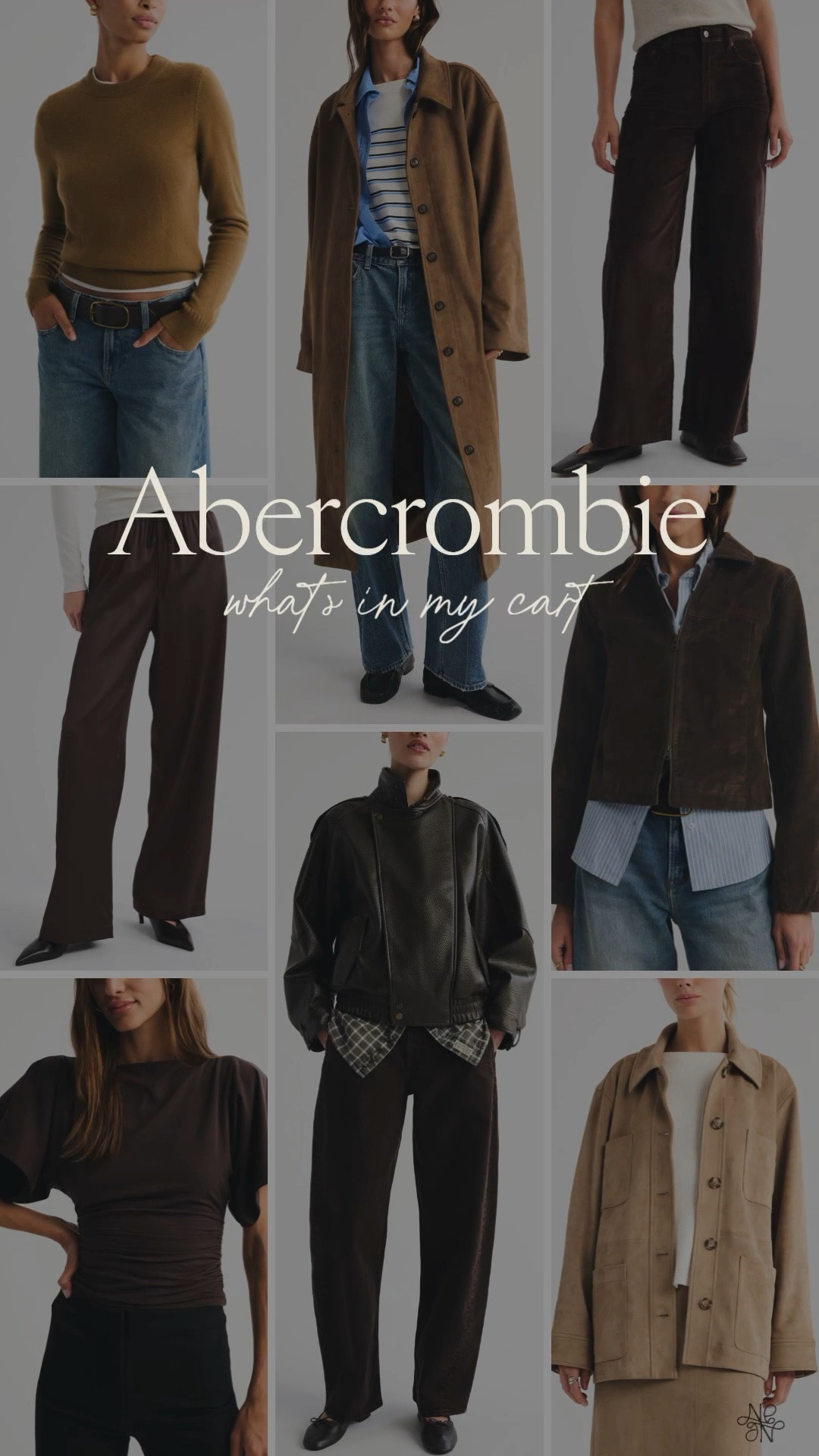 What's in my cart from Abercrombie!! I just ordered this leather jacket in moss brown. It looks $$$ but it’s under $150!! 

Abercrombie sale, Abercrombie code, fall outfits, fall fashion, fall jackets, fall coats, cashmere sweater, corduroy pants, satin pants