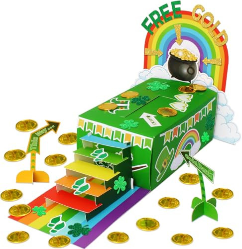 GYGOT St. Patrick's Day Leprechaun Trap Kit for Kids, DIY Craft Catch a Leprechaun Kit for Kids,St Patricks Day Classroom Activity Party Supplies | Amazon (US)