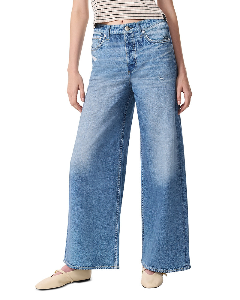 rag & bone Miramar Sofie Cropped Cotton Terry Sweatpant Jeans in Minetta | Bloomingdale's (US)